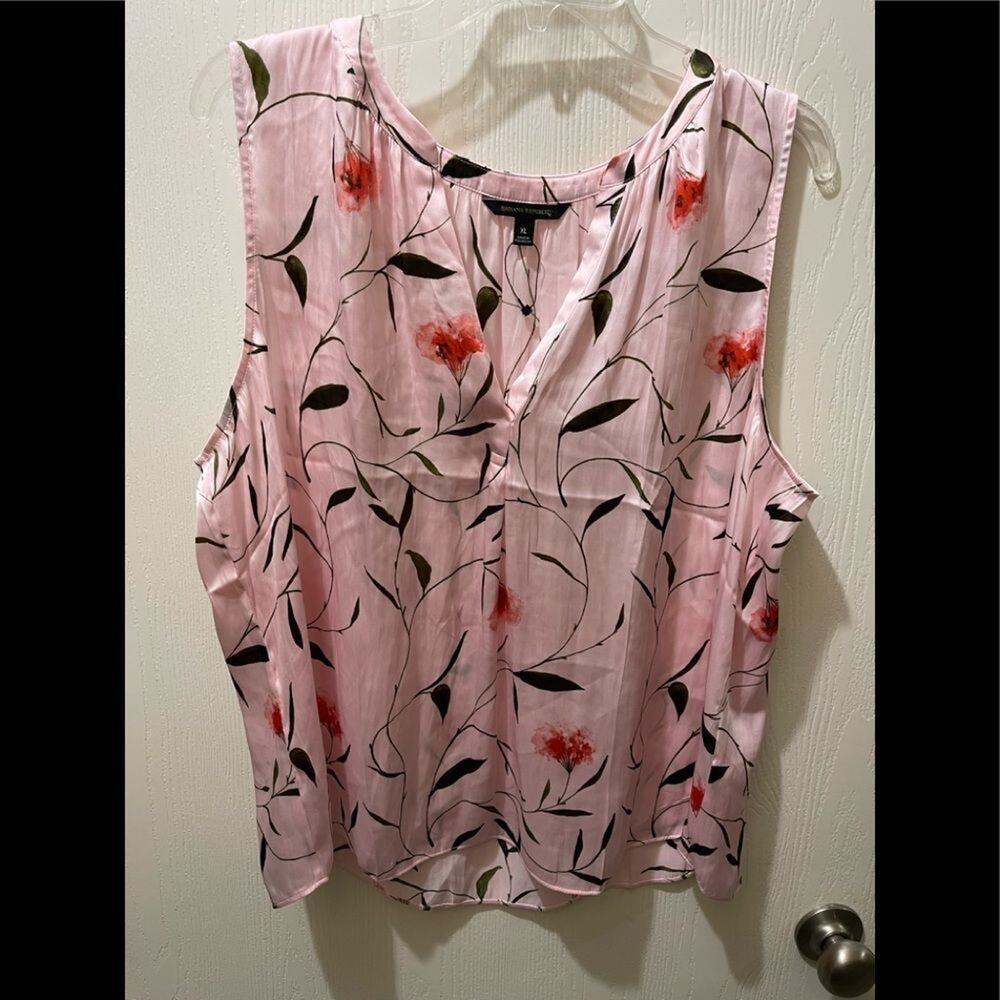 Banana Republic Floral Tank Top NWOT